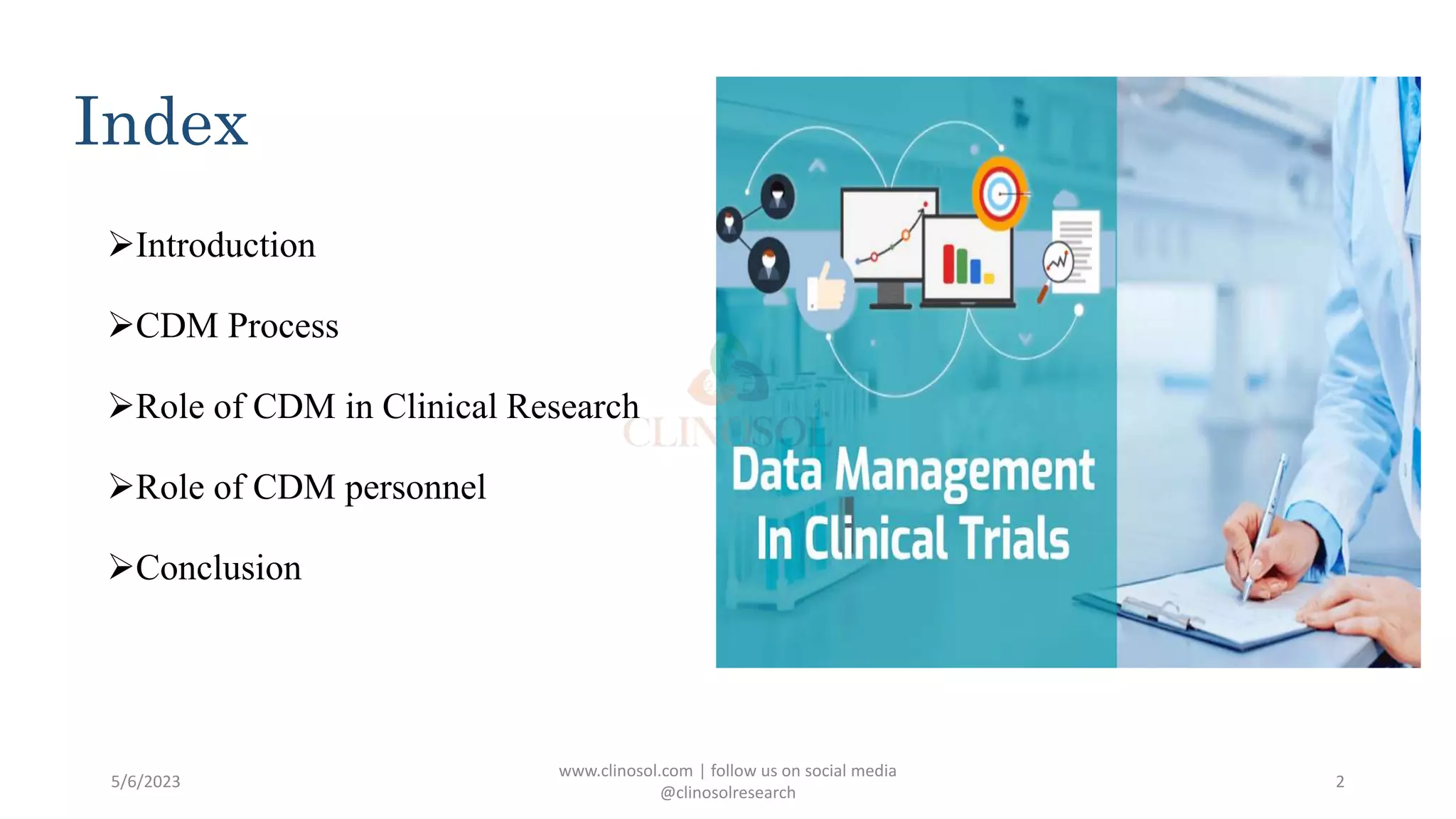 Role of Clinical Data Management in Clinical Research | PPTX