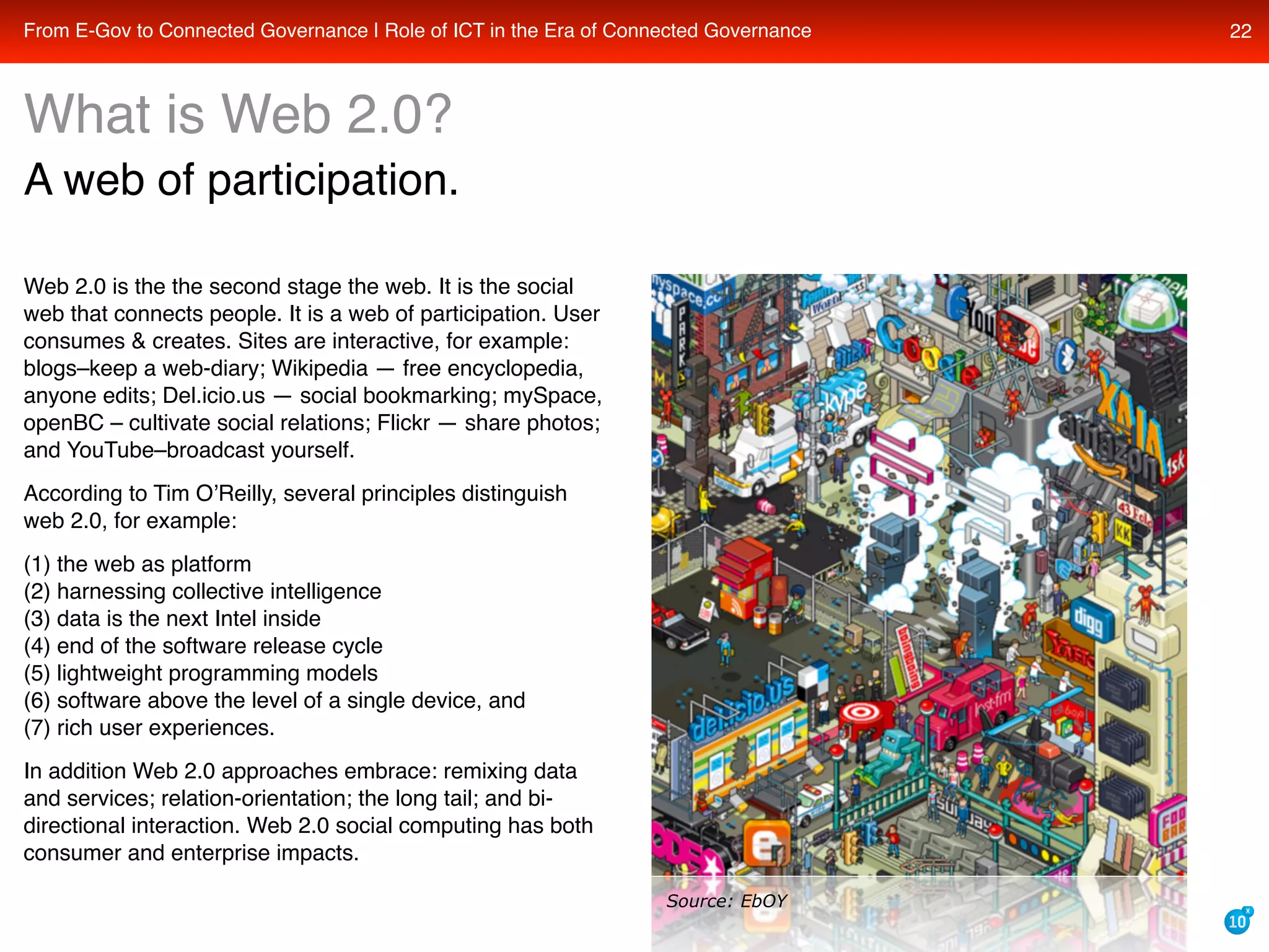 What is the role of cloud computing, web 2.0, and web 3.0 semantic technologies in the coming era of transparent, collaborative, connected e-governance?