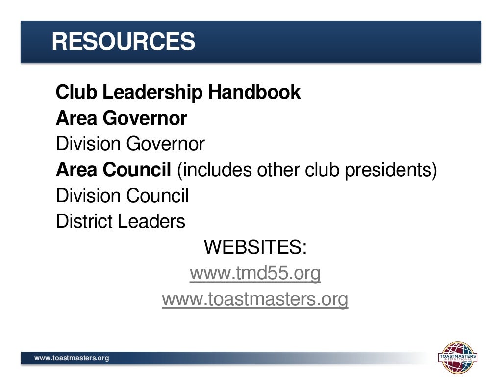 Role of the Club President