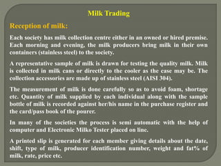 Role Of Co -Operative Society In Milk Production And Marketing