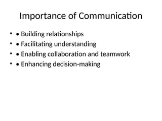 role of communication pdf computer it project ai for class 10 | PPTX