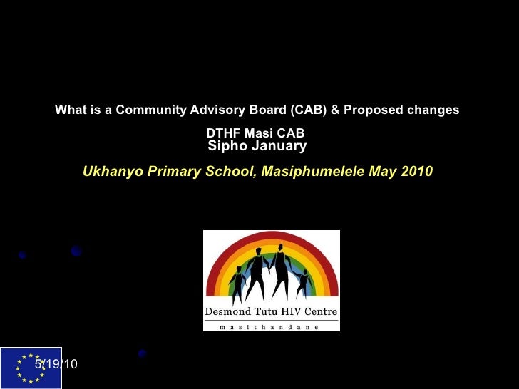 Role Of Community Advisory Board