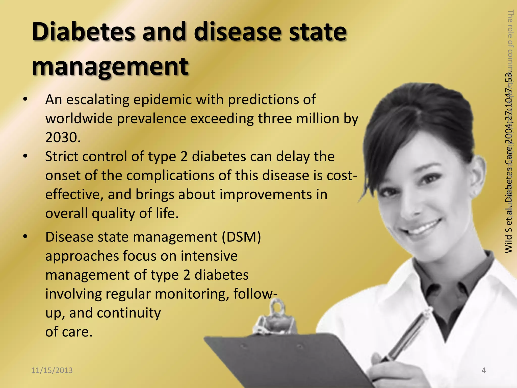 Role of community pharmacists in diabetes management | PDF