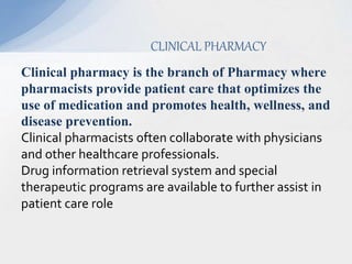 use of computer in clinical pharmacy