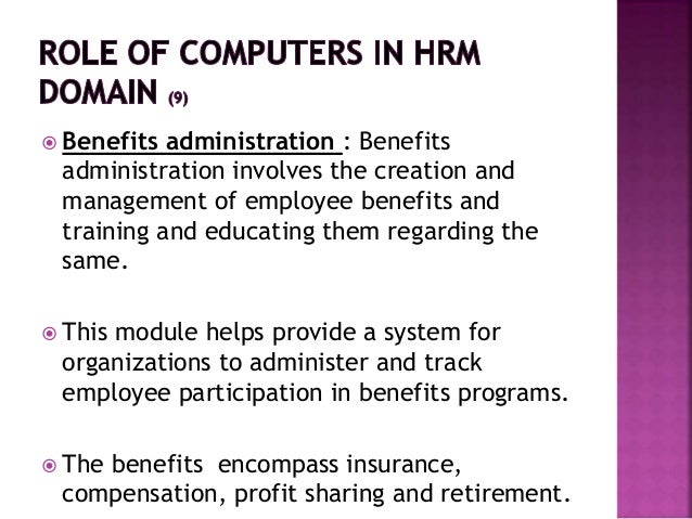 term paper on the role of computer in personnel management