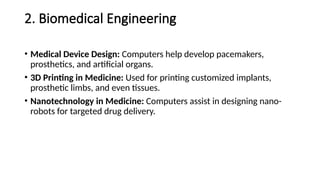 Role of computers in medicine(Biomedical).pptx