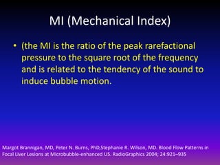 Mi Index Role of contrast enhanced ultrasonography in characterization of ...