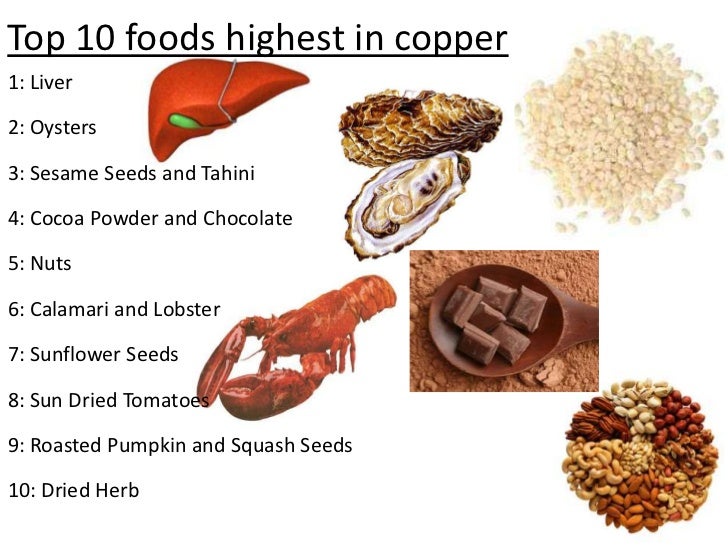 Role of copper in our body