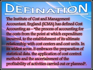 Role of Cost Accounting | PPTX