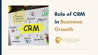 Role of CRM
in Business
Growth
 