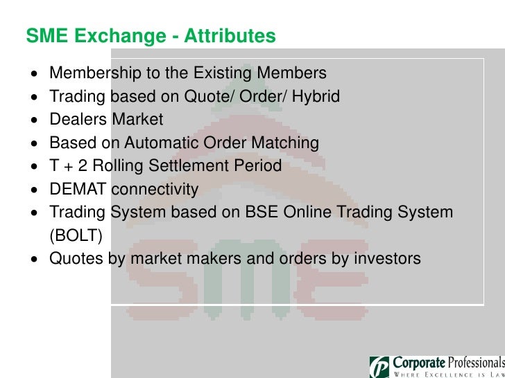 Trading system of bse