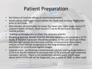 Role of ct angiography in diagnosis of coronary anomalies | PPTX