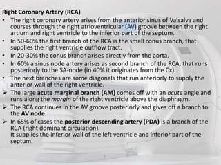 Role of ct angiography in diagnosis of coronary anomalies | PPTX