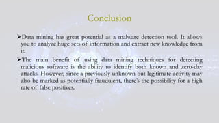 Role of data mining in cyber security | PPTX