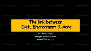 The link between
Diet, Environment & Acne
 