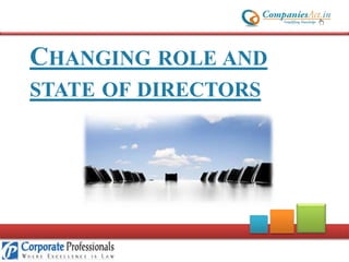 Role Of Directors Under Companies Act 2013