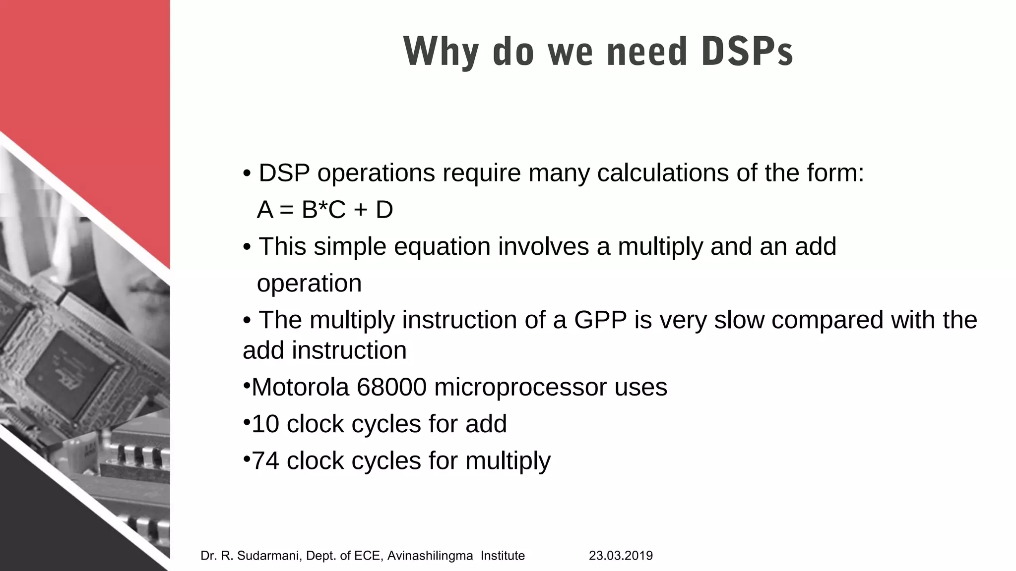 Role of DSP in Biometric Applications | PPT | Digital Audio | Computer ...