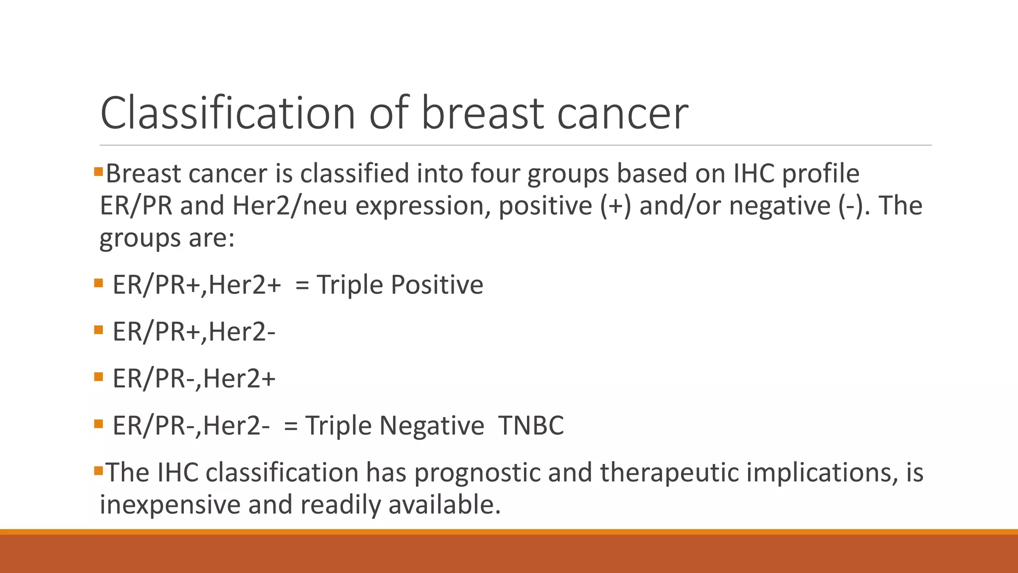 Role of e2, p2 & her2 in cancer breast by Dr. Laxmi Shrikhande | PDF