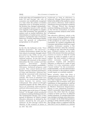 Role Of Economics In Competition Law | PDF