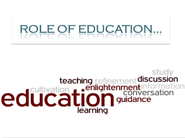what is the role of university education