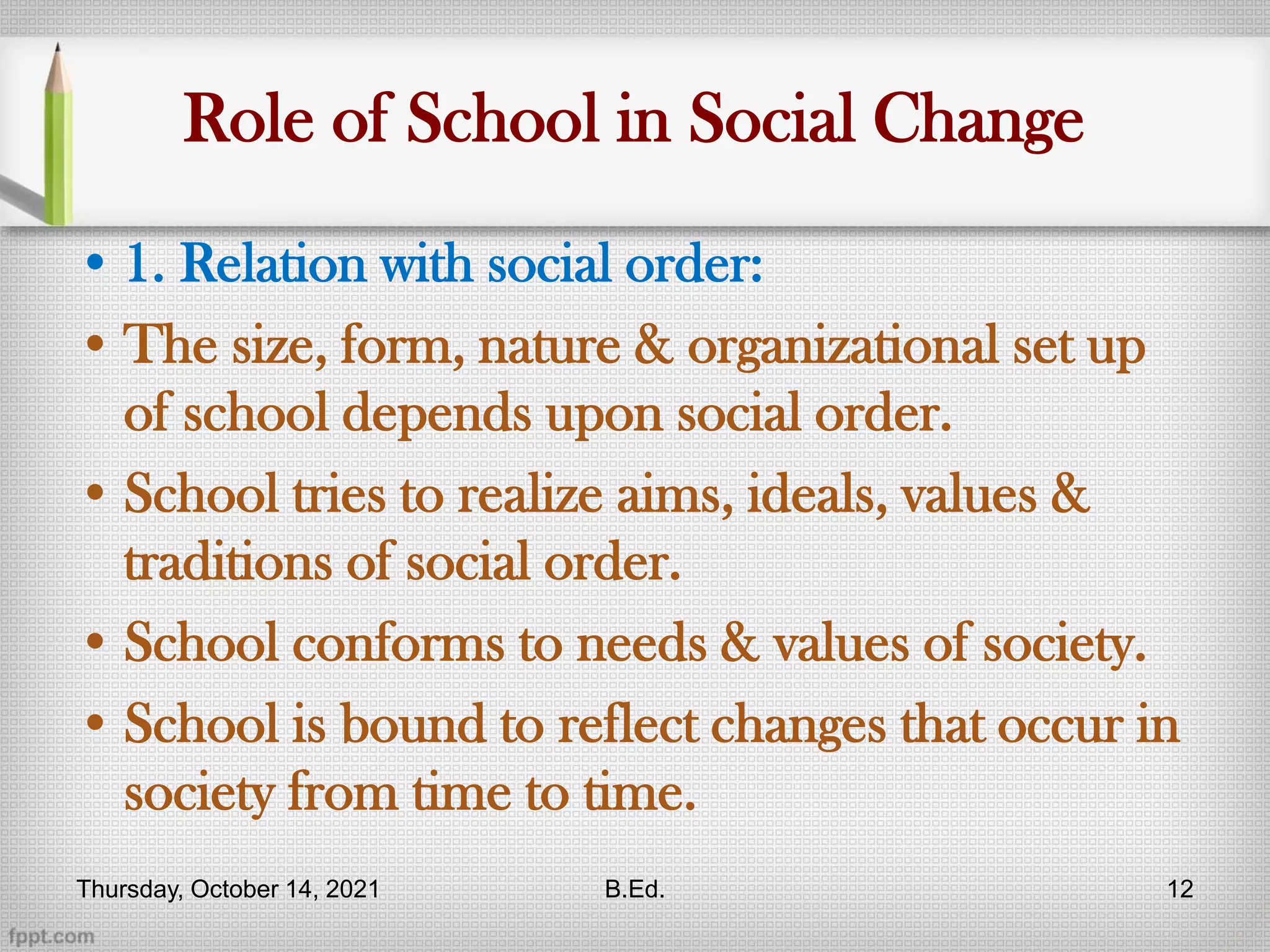 Social Conforms Role of education | PDF