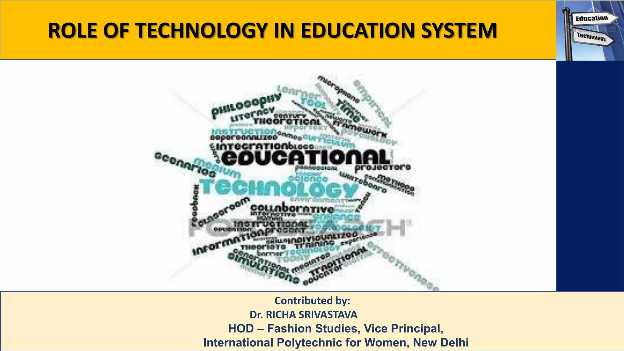 Role of Technology in Education | PPTX