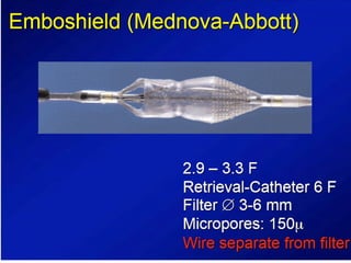Embolic Device Role of embolic protection device in coronary and carotid intervention ...