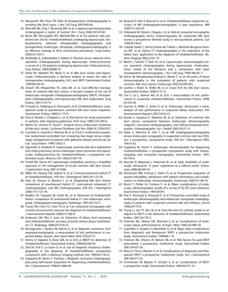 Thiasis Role of endoscopy in choledocholithiasis | PDF