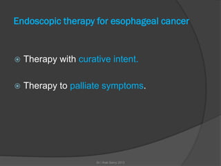 Role of endoscopy in git cancers | PDF