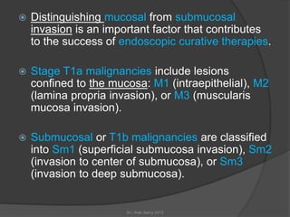Role of endoscopy in git cancers | PDF