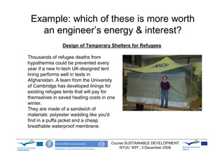 Role of Engineers in Sustainable Development | PDF