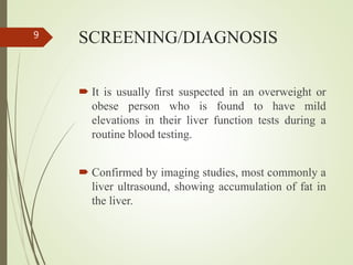 Role of exercise in non alcoholic fatty liver disease | PPTX