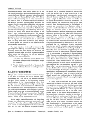 Role of females in family | PDF