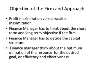 Role of Financial Manager | PPTX