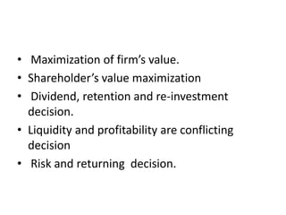 Role of Financial Manager | PPTX