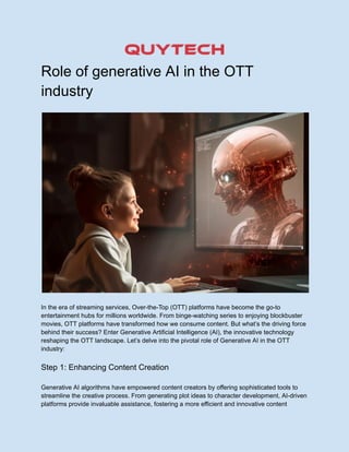 Role of generative AI in the OTT industry (2).pdf