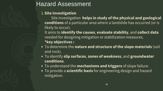 Role of Geologists in Landslide Management and Mitigation Strategies | PDF