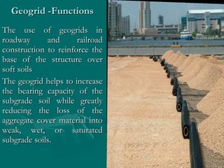 Role of geosynthetics in civil Engineering | PPT