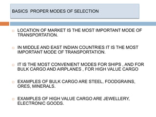 Role Of Global Logistics | PPTX