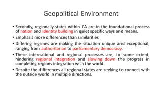 Role of great powers in central asia | PPTX