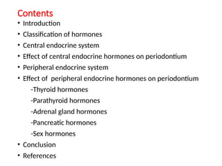 ROLE OF HORMONES IN PERIODONTAL DISEASE.pptx