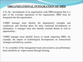 Role of hrd
