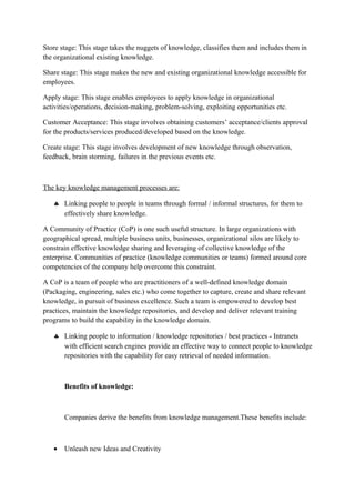 Role of hr in knowledeg management final hard copy 2003