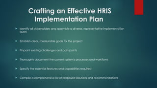Role of HRIS and AI in Strategic Human Resource Management | PPTX