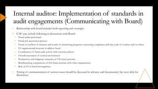 Role of Internal Audit in fraud prevention and detection | PDF