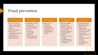 Role of Internal Audit in fraud prevention and detection | PDF