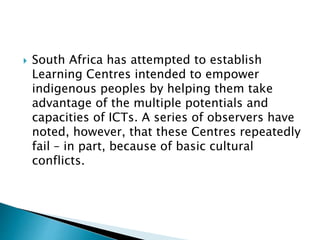 ROLE OF ICT IN TRIBAL TRANSFORMATION - A CASE STUDY OF MADDUR MANDAL