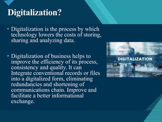 Role of ict and digitalization in our life | PPTX