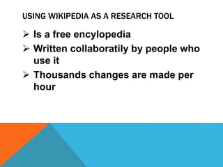 Role of ict in research | PPTX