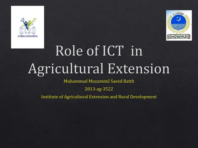 Ict In Agricultural Extension Ppt – VLFG